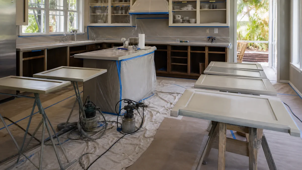 Cabinet painting planning for Vero Beach homes