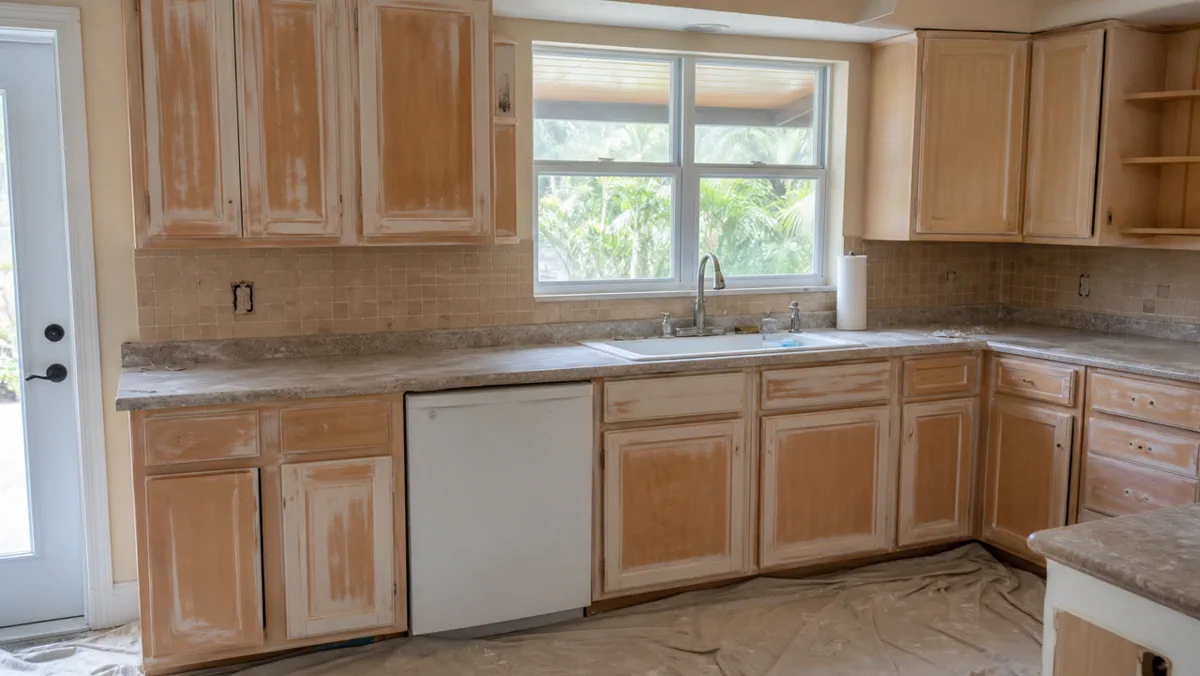 Vero Beach cabinet painting local property conditions
